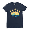 old man Ladies Fitted T-Shirt
