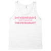 on wednesdays we smash the patriarchy Tank Top