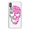 two coloured patterned skull   mens funny iPhoneX