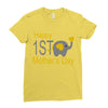 happy mother day Ladies Fitted T-Shirt