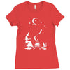 happy halloween Ladies Fitted T-Shirt
