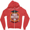 proud brother of a 2018 graduate Zipper Hoodie