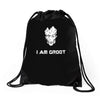 new guardians of the galaxy Drawstring Bags