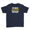 my job is top secret Youth Tee