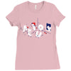vowel party time Ladies Fitted T-Shirt