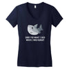i was hungry Women's V-Neck T-Shirt