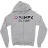 100x or gtfo bitmex edition Zipper Hoodie