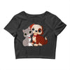 nice cat and dog Crop Top