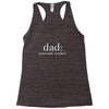 dad pancake maker Racerback Tank