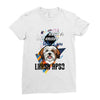 who loves lhasa apso Ladies Fitted T-Shirt