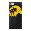 beach silhouette birds sand sunset iPhone 7 Case