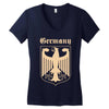 germany deutschland bundesadler berlin Women's V-Neck T-Shirt