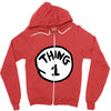 thing 1 Zipper Hoodie