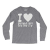 i love kung fu Long Sleeve Shirts