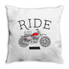 ride and shine Throw Pillow