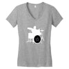 music Women's V-Neck T-Shirt