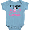 playing for breast cancer Baby Bodysuit