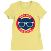 try not to suck Ladies Fitted T-Shirt