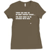 perfect head funny bald Ladies Fitted T-Shirt