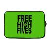 free high fives t shirt x large funny humor geek awesome highfive cool Laptop sleeve