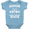 hawking av club middle school Baby Bodysuit