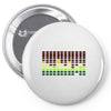 sound activated flashing light Pin-back button