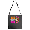 She Wants The D - Dunkin Donuts Adjustable Strap Totes