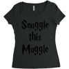 snuggle this muggle Women's Triblend Scoop T-shirt