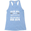 Back Off Crazy Granddad Afraid To Use Him Racerback Tank