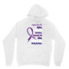 supporting the fighter, admiring the survivors, honoring the taken Unisex Hoodie