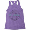 go vegan 3 Racerback Tank