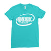 geek inside Ladies Fitted T-Shirt