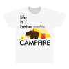 life is better around the campfire All Over Men's T-shirt