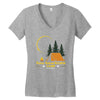 Total Solar Eclipse Camp Women's V-Neck T-Shirt