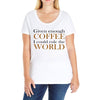 given enough coffee Ladies Curvy T-Shirt