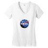 The Starry Night Parody Nasa Women's V-Neck T-Shirt