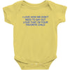 i love how we don't need to say out lout that i'm Baby Bodysuit