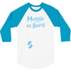 Muggle On Board Blue 3/4 Sleeve Shirt
