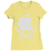 apple pirate Ladies Fitted T-Shirt