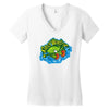 sticky wheelz Women's V-Neck T-Shirt