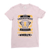 Never Underestimate the Strength of a Childhood Cancer Warrior Ladies Fitted T-Shirt