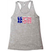 american freedom flag Racerback Tank