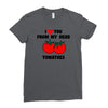 from my head tomatoes Ladies Fitted T-Shirt