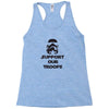 support our troops Racerback Tank