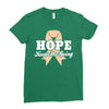 Hope Keeps Me Going Ladies Fitted T-Shirt