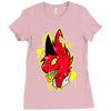 warning Ladies Fitted T-Shirt