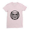 owl  (6) Ladies Fitted T-Shirt