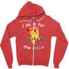 i do it for the pizza Zipper Hoodie
