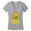 grill sergeant military Women's V-Neck T-Shirt