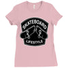 skateboard Ladies Fitted T-Shirt